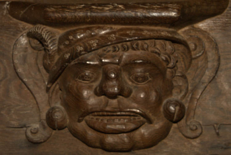 Une misricorde des siges des stalles.